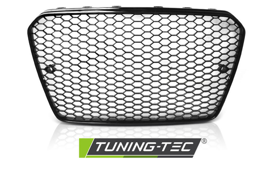Grill voor AUDI A5 2011-2016 RS5 stijl - glanzend zwart