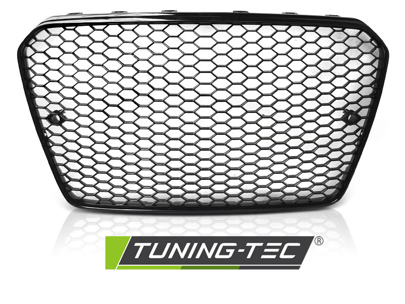 Grill voor AUDI A5 2011-2016 RS5 stijl - glanzend zwart