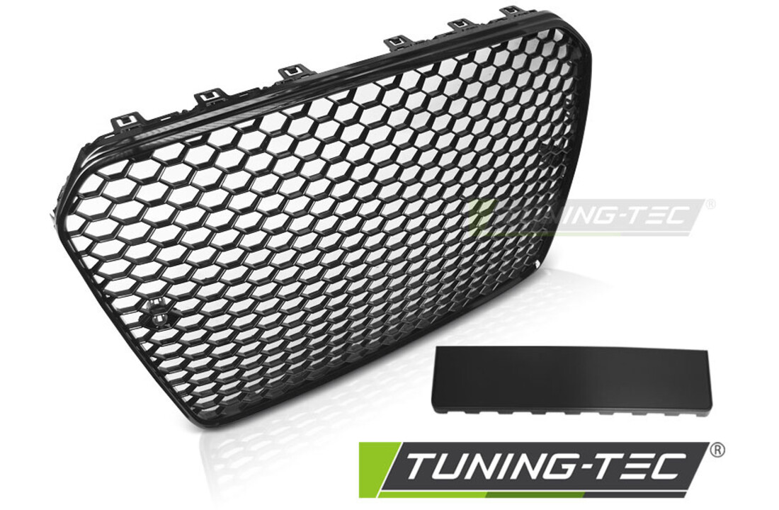 Grill voor AUDI A5 2011-2016 RS5 stijl - glanzend zwart