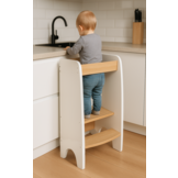 Leertoren in - keukenhulp - in hoogte verstelbaar - 43x50x90 cm