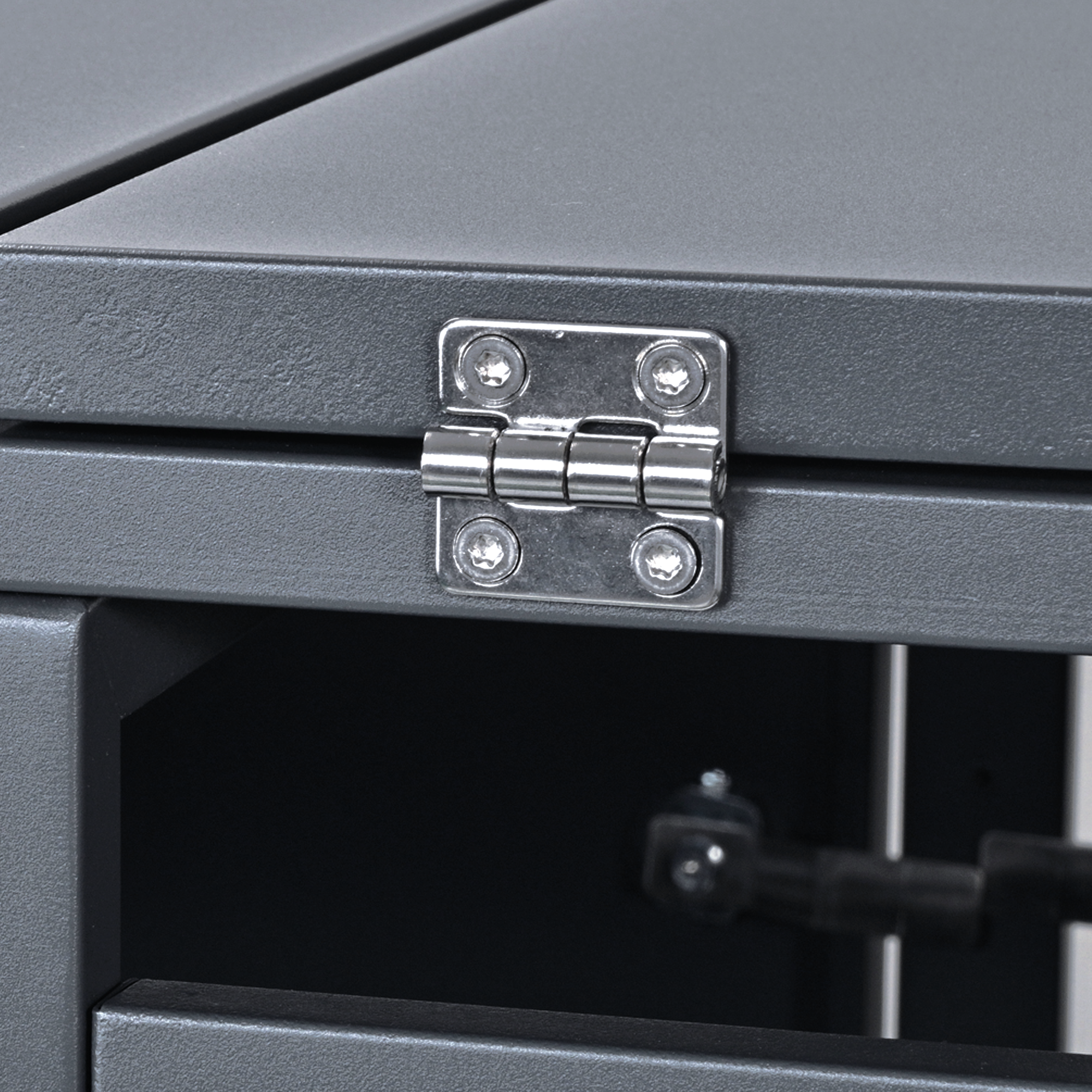 Container ombouw - 2 containers - staal - houtlook antraciet