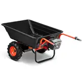 Elektrische kruiwagen - 300L - 300 kg hefvermogen - zwart