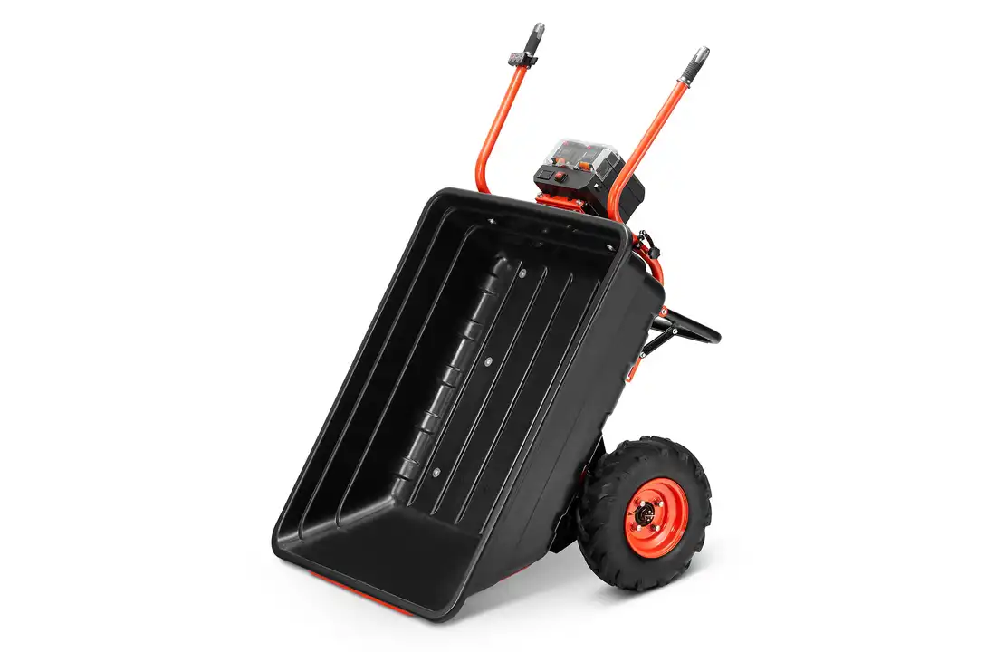 Elektrische kruiwagen - 300L - 300 kg hefvermogen - zwart