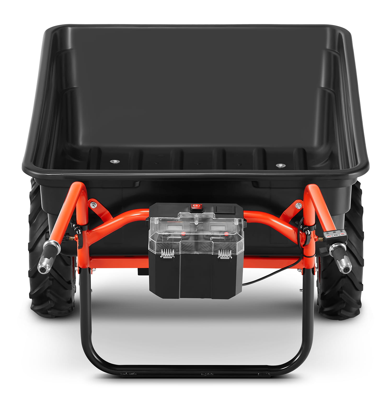 Elektrische kruiwagen - 300L - 300 kg hefvermogen - zwart