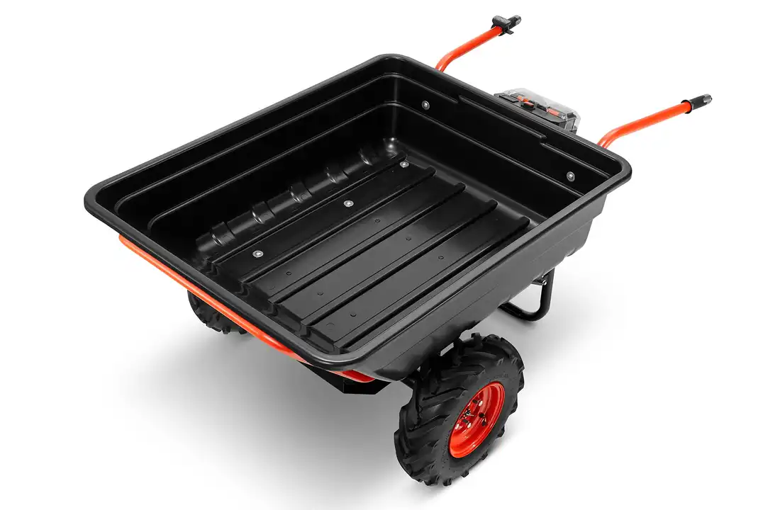 Elektrische kruiwagen - 300L - 300 kg hefvermogen - zwart