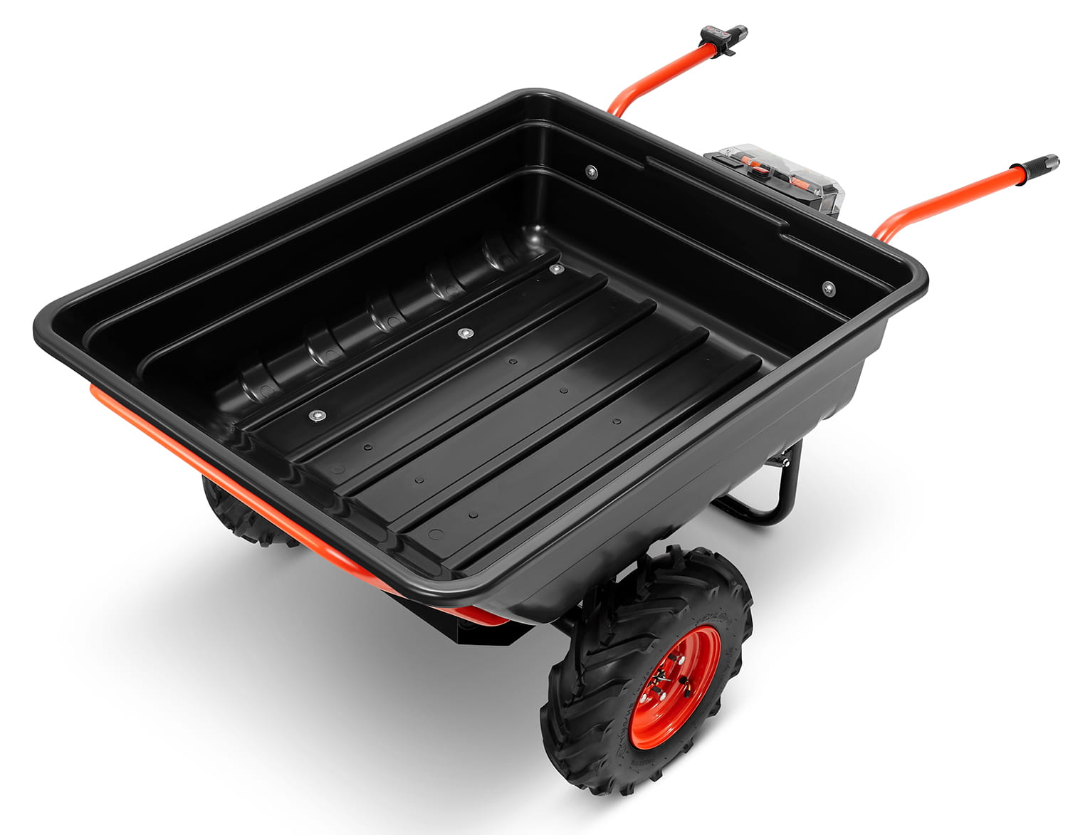Elektrische kruiwagen - 300L - 300 kg hefvermogen - zwart