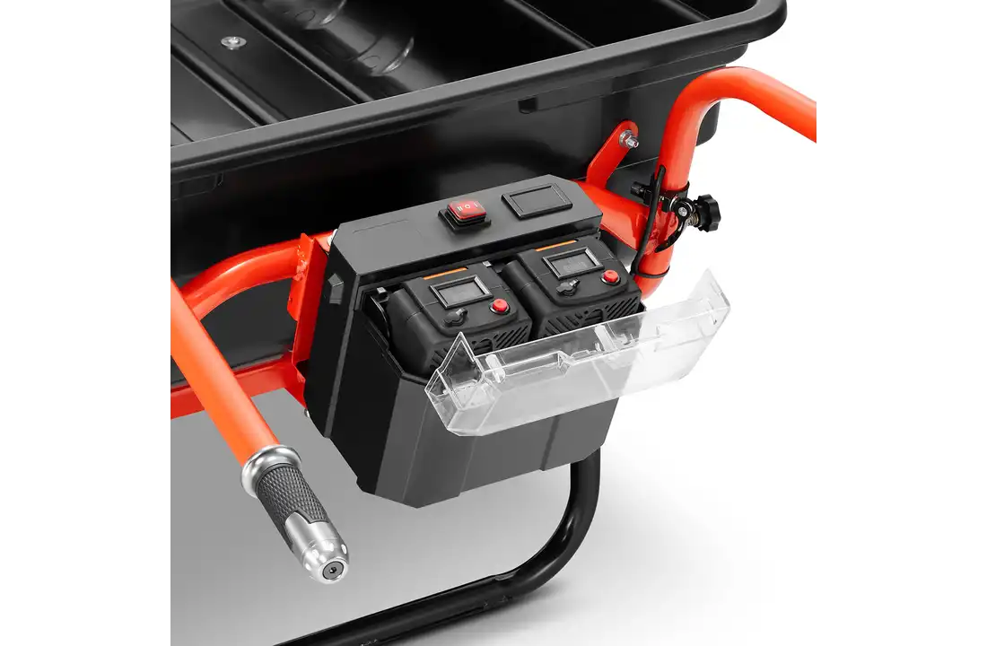 Elektrische kruiwagen - 300L - 300 kg hefvermogen - zwart