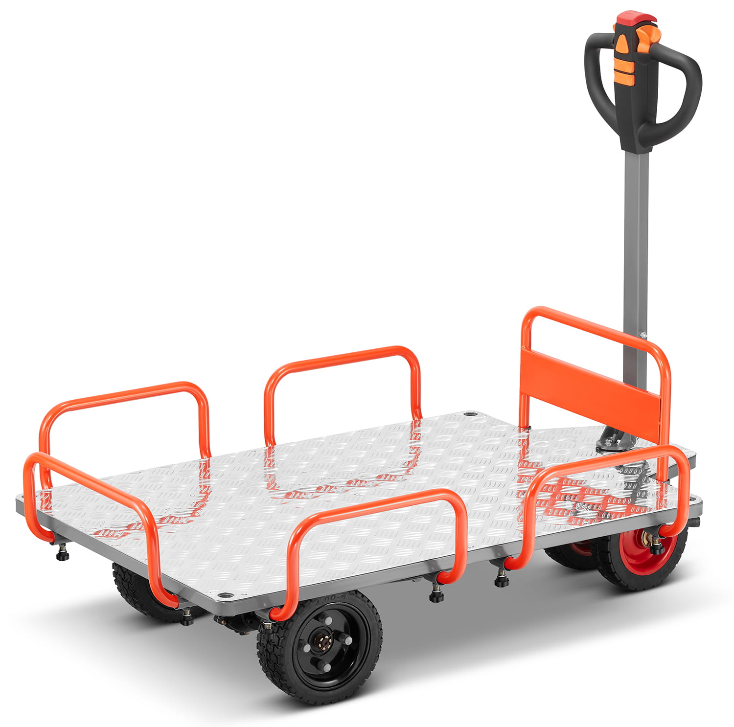 Elektrische plateauwagen - 140x85 cm - tot 400 kg - 400W