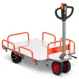 Elektrische plateauwagen - 140x85 cm - tot 400 kg - 400W