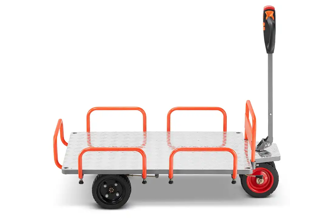 Elektrische plateauwagen - 140x85 cm - tot 400 kg - 400W