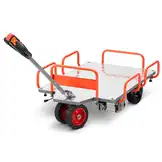 Elektrische plateauwagen - 140x85 cm - tot 400 kg - 400W