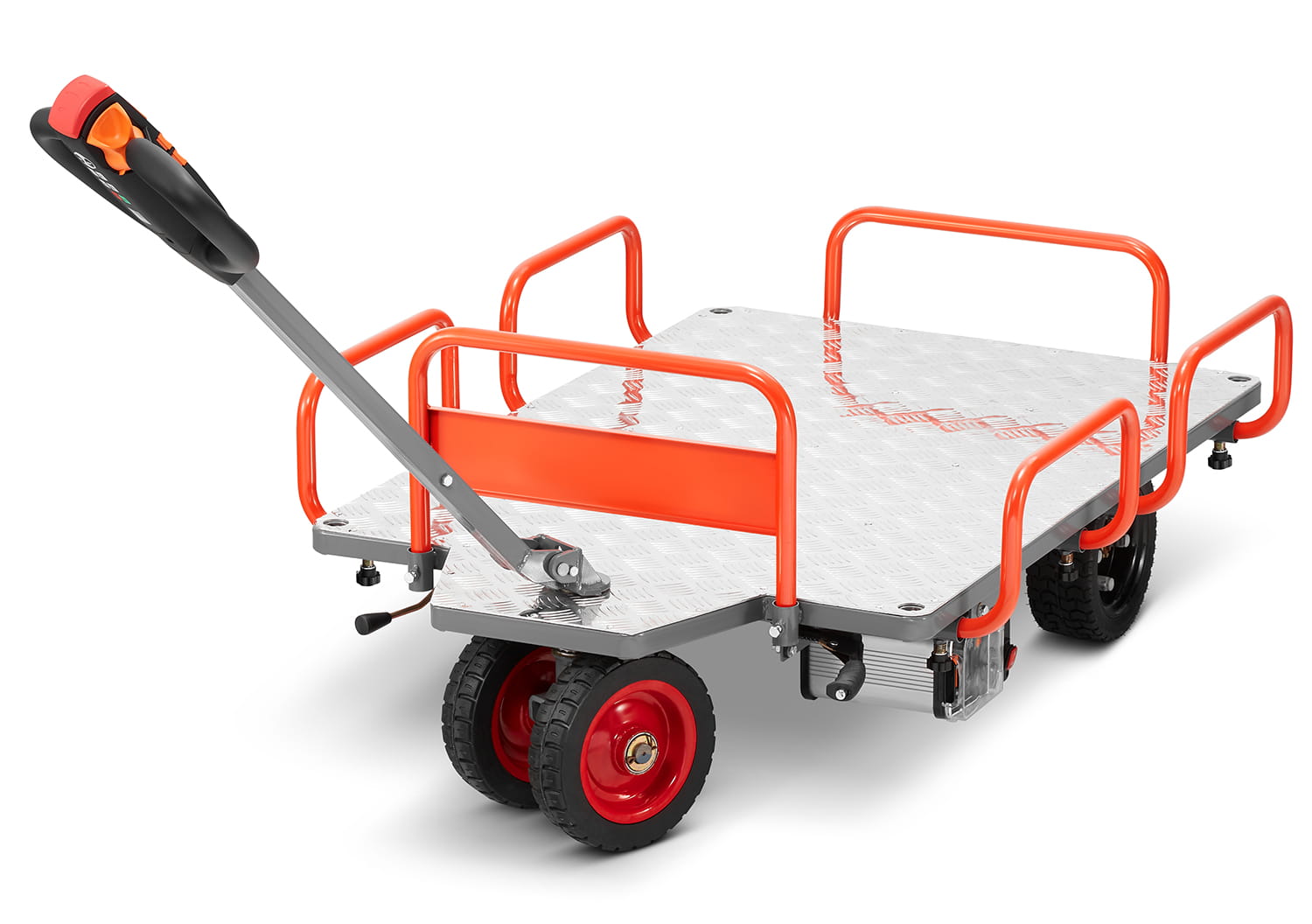 Elektrische plateauwagen - 140x85 cm - tot 400 kg - 400W