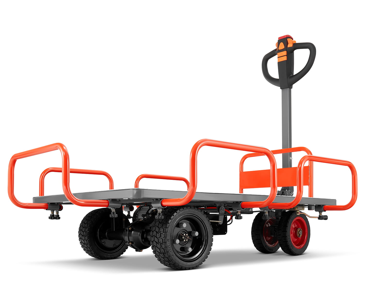 Elektrische plateauwagen - 140x85 cm - tot 400 kg - 400W