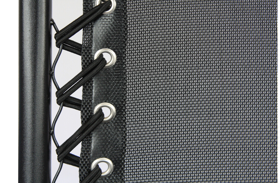 Ligstoel tuin - ligbed - 157,5 x 63,5 x 81 cm - zwart