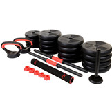 Halterset - Dumbbellset - 40 kg verstelbaar met kettlebell