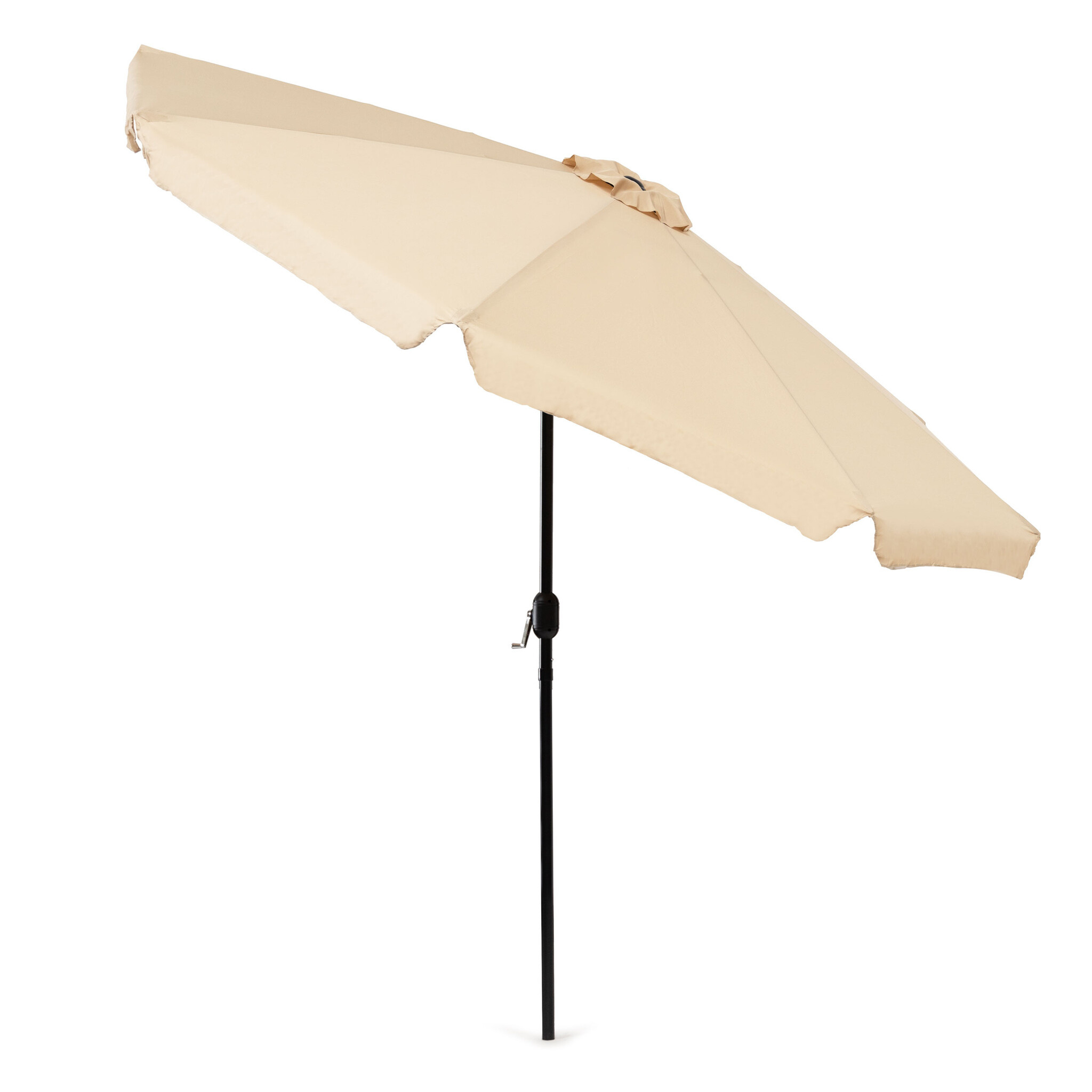 Parasol - waterdicht polyester - kantelbaar - 300 cm - beige