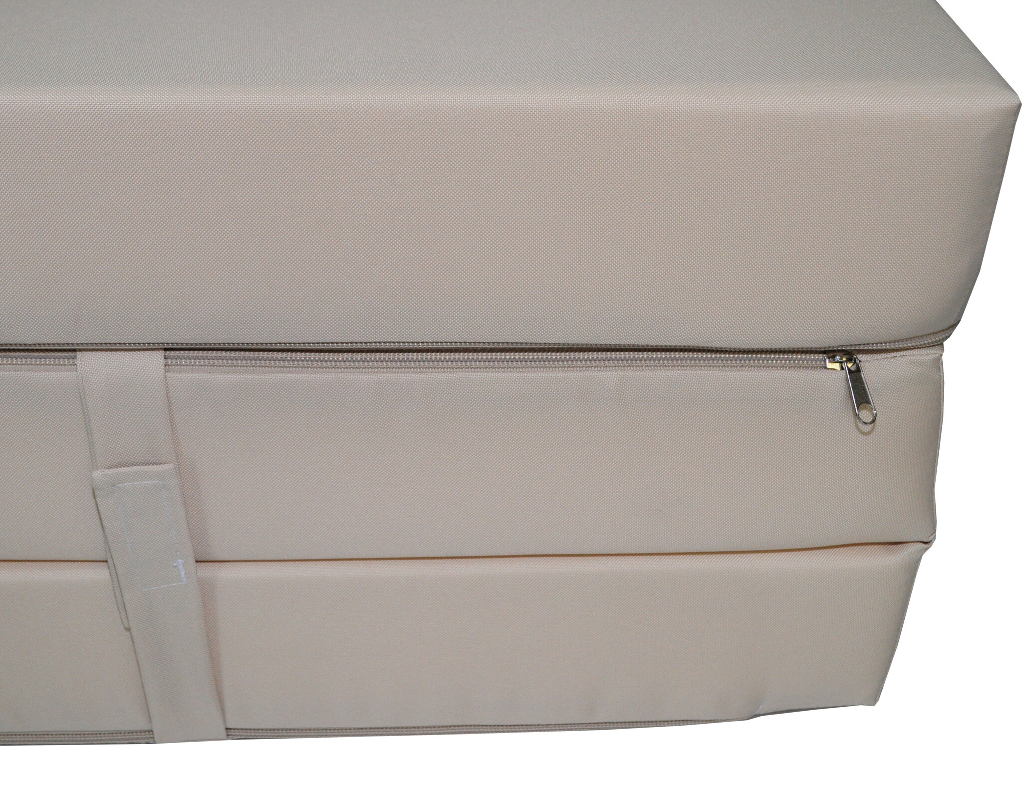 Opvouwbaar matras - waterdicht - 195x65x10 cm - beige