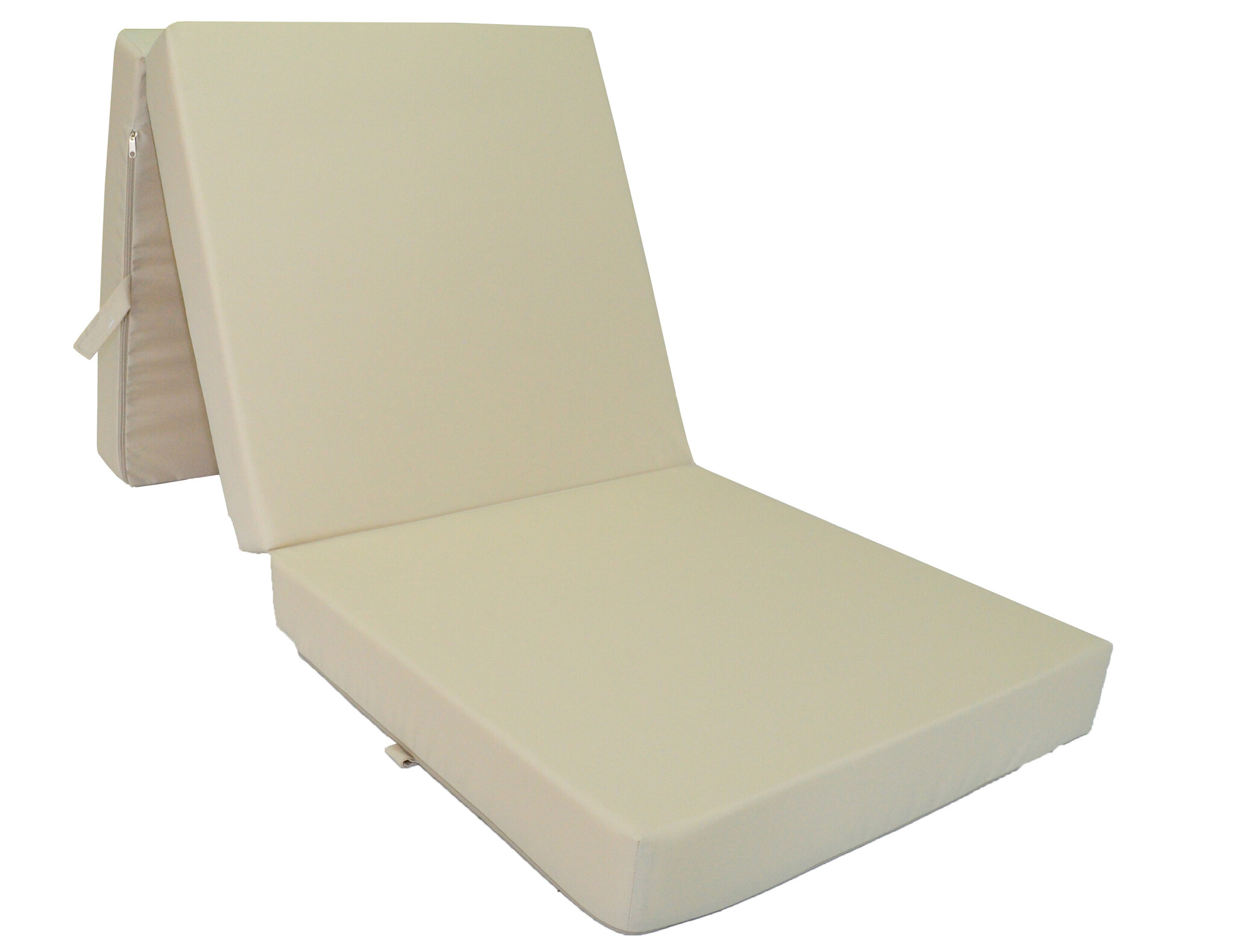 Opvouwbaar matras - waterdicht - 195x65x10 cm - beige