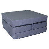 Opvouwbaar matras - waterdicht - 195x65x10 cm - grijs