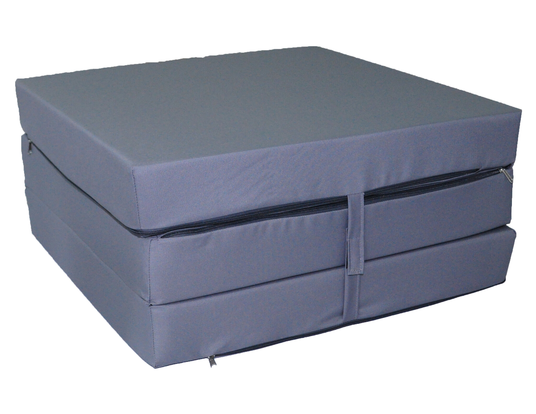 Opvouwbaar matras - waterdicht - 195x65x10 cm - grijs