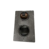 Houtfornuis - houtkachel - zwart - 5,5 kW - verwarmt tot 50 m²