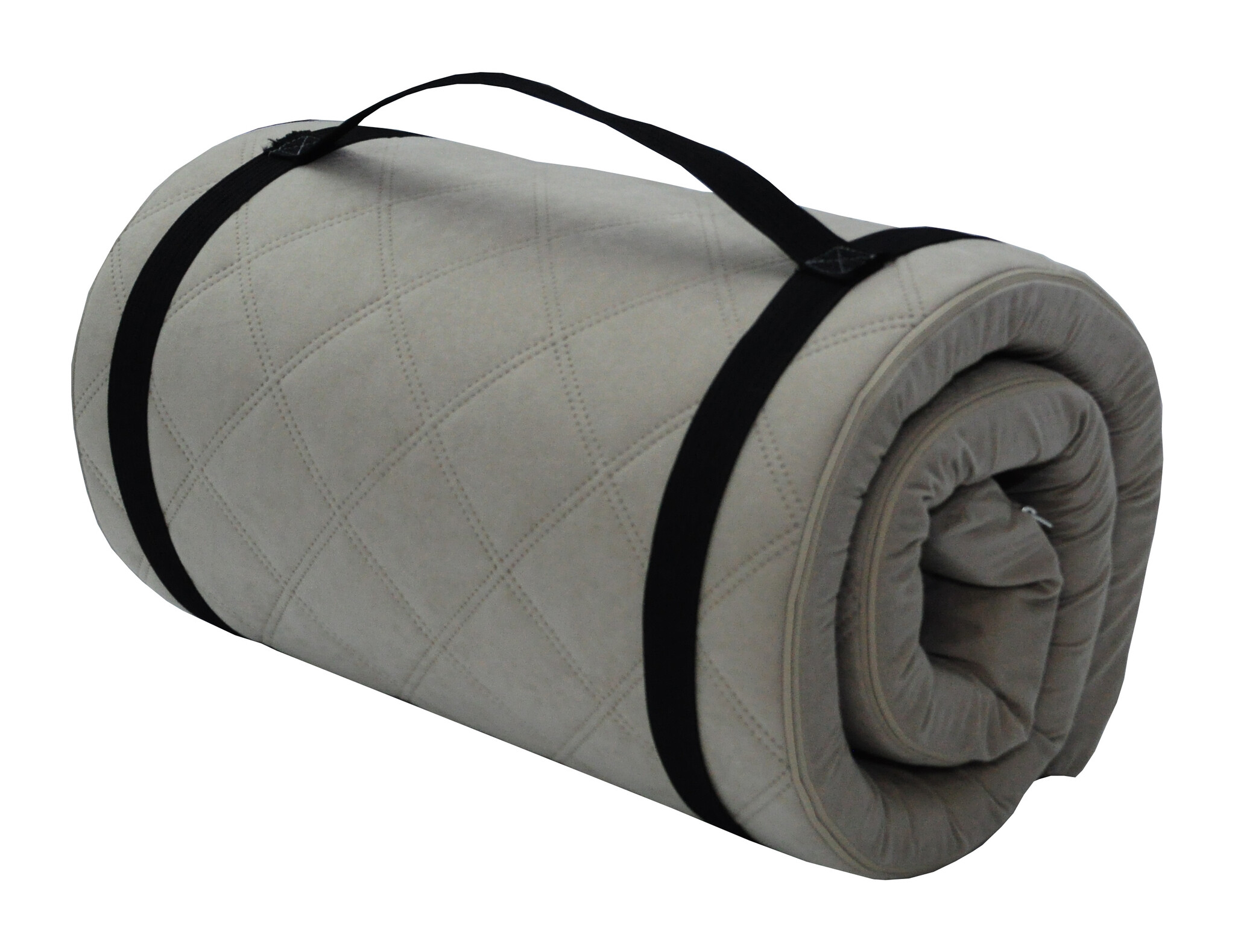 Opvouwbaar matras - slaapmat - 60x198x5cm - gewatteerd - beige