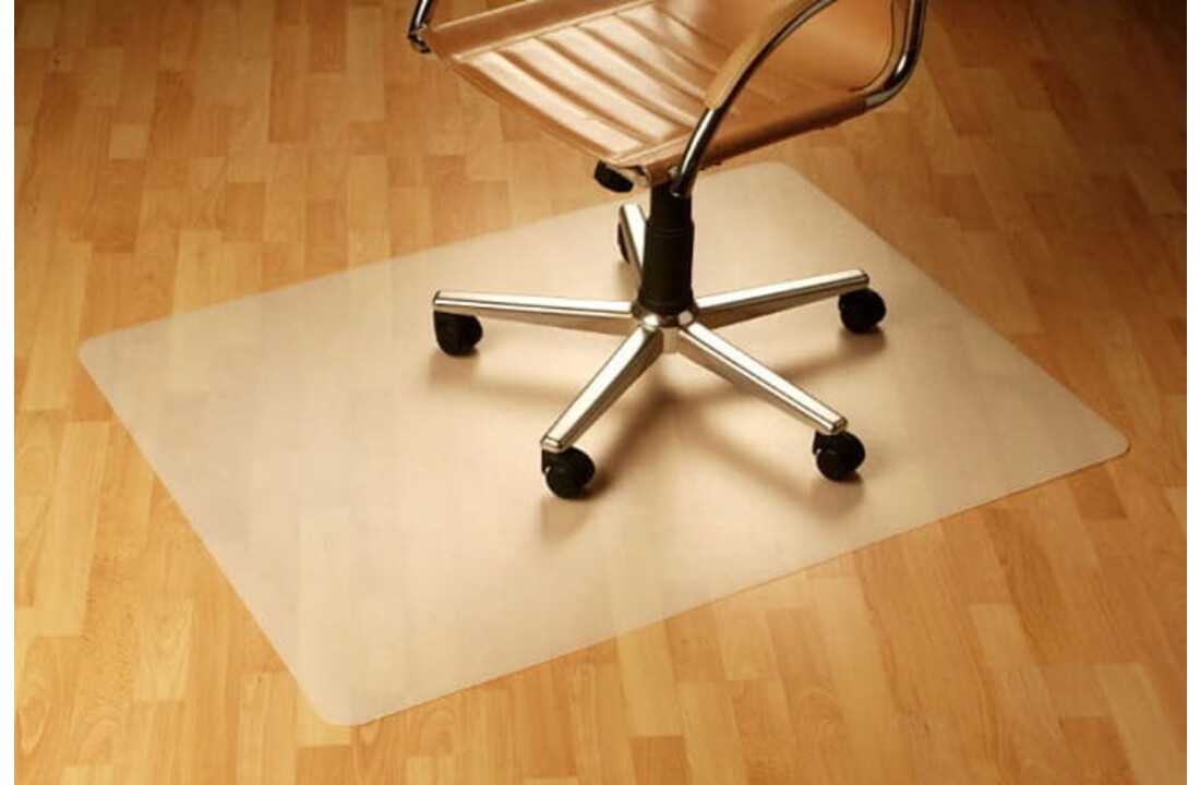 Vloerbeschermer - 0,8 mm - 130 x 90 cm - beschermmat