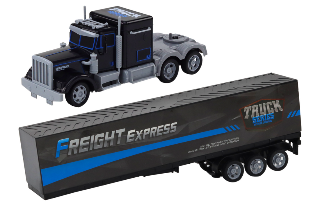 Bestuurbare vrachtwagen - RC auto - 60x13x9.5cm - lichteffecten