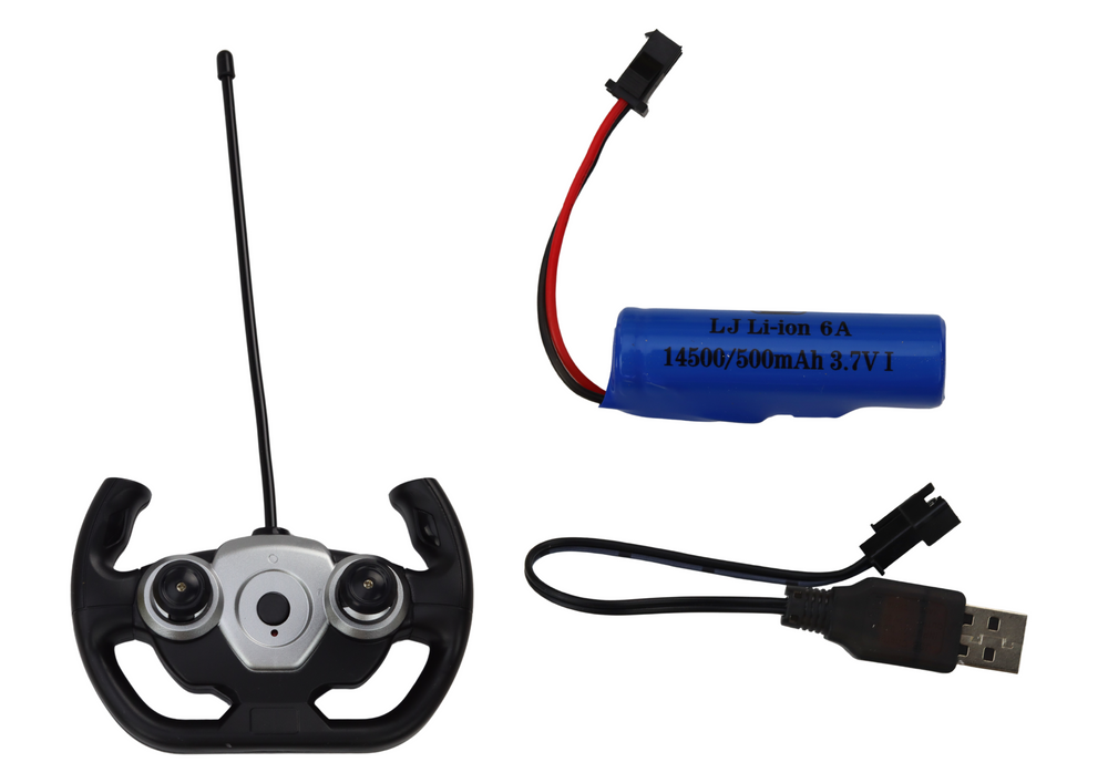 Bestuurbare vrachtwagen - RC auto - 60x13x9.5cm - lichteffecten