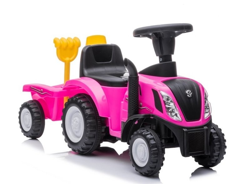 Speelgoed tractor - roze - met aanhanger - tot 25 kg - 91x 29x44 cm