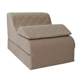 Opvouwbaar matras - logeermatras en zitstoel in één - beige