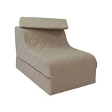 Opvouwbaar matras - logeermatras en zitstoel in één - beige