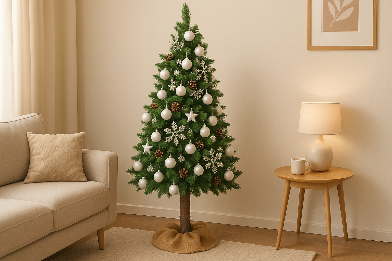 Small-space kerst: zo kies je de perfecte smalle kunstkerstboom