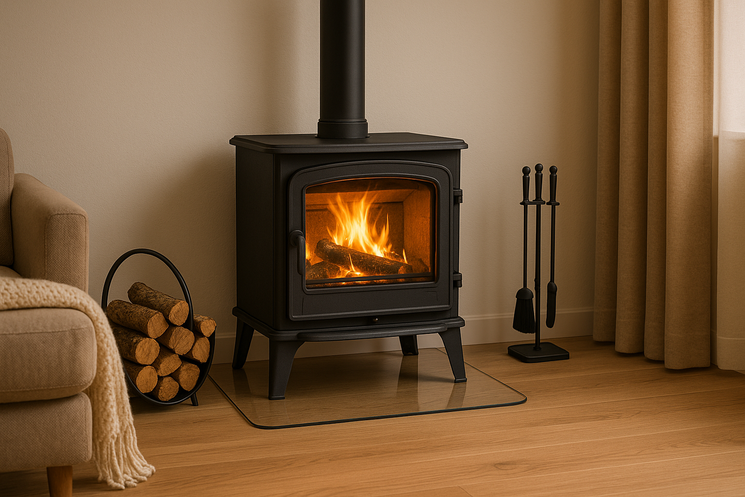 Hoeveel kW houtkachel heb ik nodig voor mijn woonkamer?