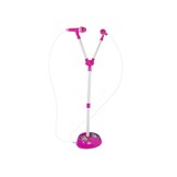 Speelgoed microfoon – duo set met standaard – LED – MP3 – roze