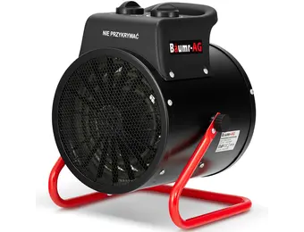 Werkplaatskachel 2,5 kW - ventilatorkachel met thermostaat