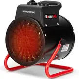 Werkplaatskachel 2,5 kW - ventilatorkachel met thermostaat