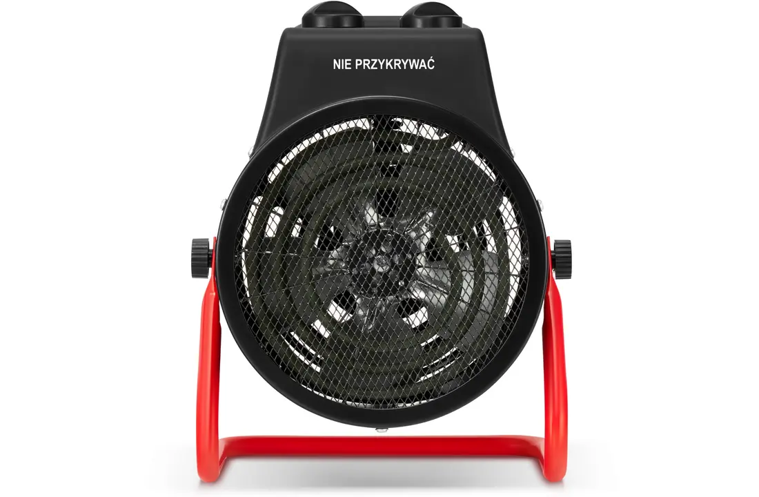 Werkplaatskachel 2,5 kW - ventilatorkachel met thermostaat