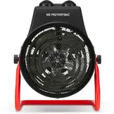 Werkplaatskachel 2,5 kW - ventilatorkachel met thermostaat