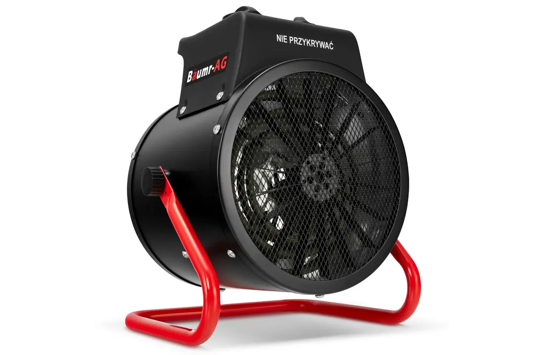 Werkplaatskachel 2,5 kW - ventilatorkachel met thermostaat