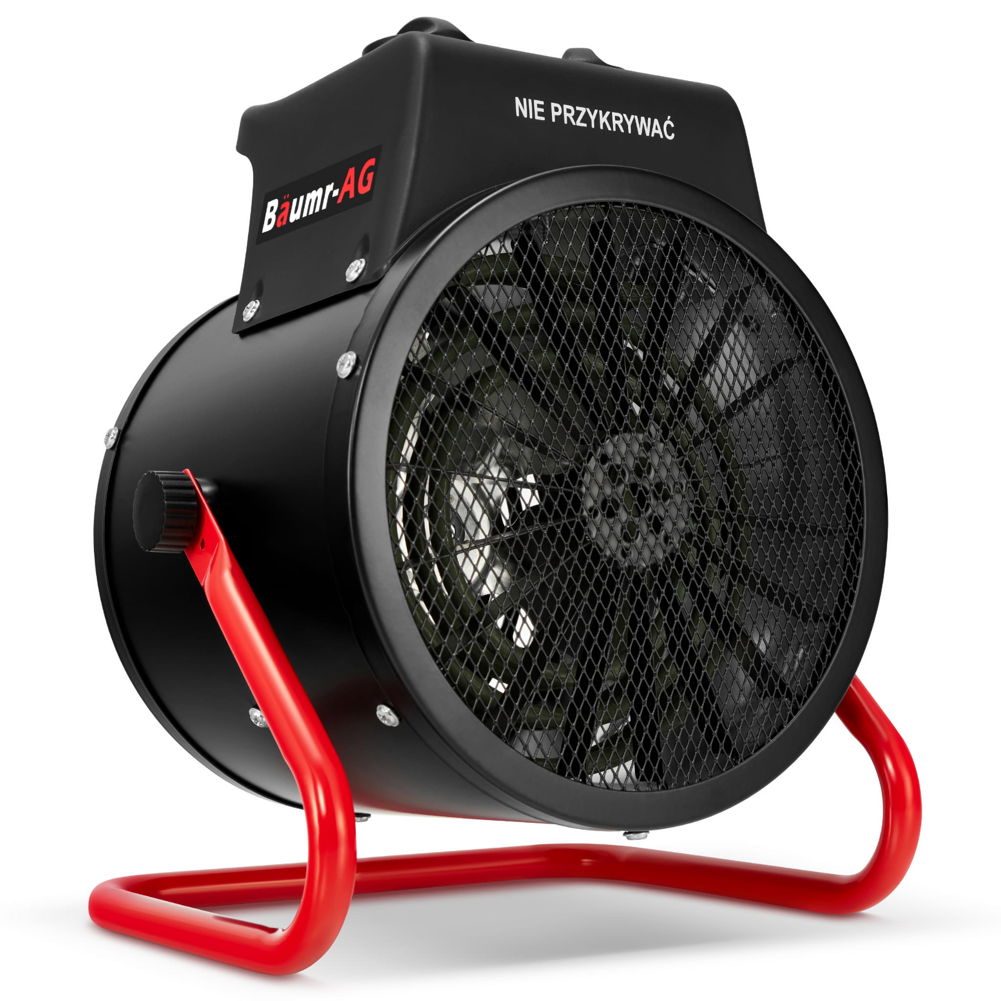 Werkplaatskachel 2,5 kW - ventilatorkachel met thermostaat