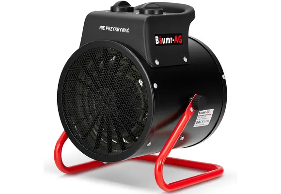 Werkplaatskachel 3,5 kW - ventilatorkachel met thermostaat