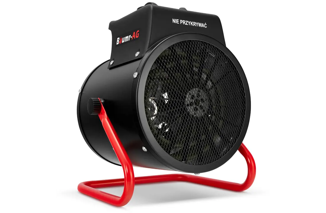 Werkplaatskachel 3,5 kW - ventilatorkachel met thermostaat