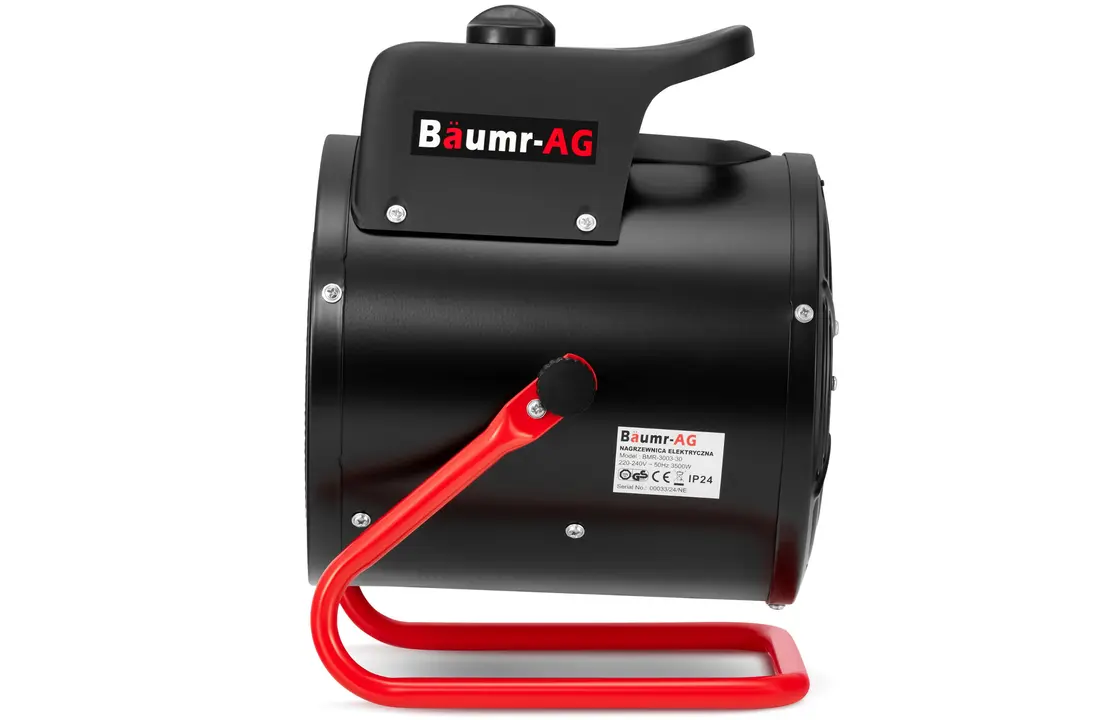 Werkplaatskachel 3,5 kW - ventilatorkachel met thermostaat