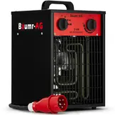 Werkplaatskachel 5 kW - ventilatorkachel met thermostaat