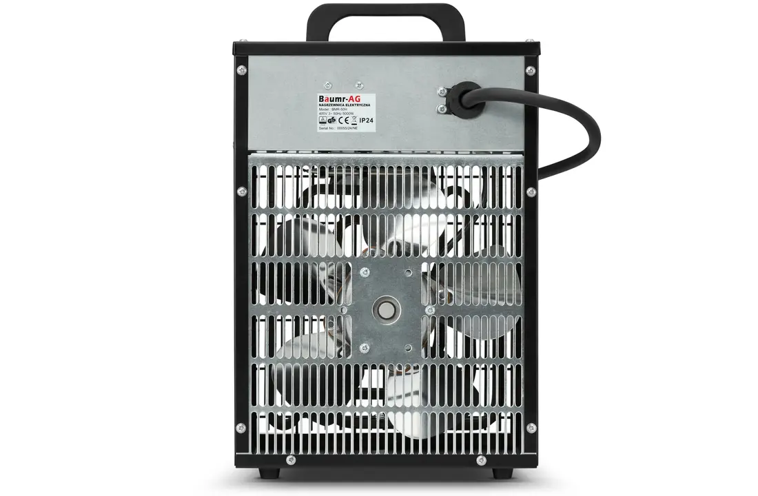 Werkplaatskachel 5 kW - ventilatorkachel met thermostaat