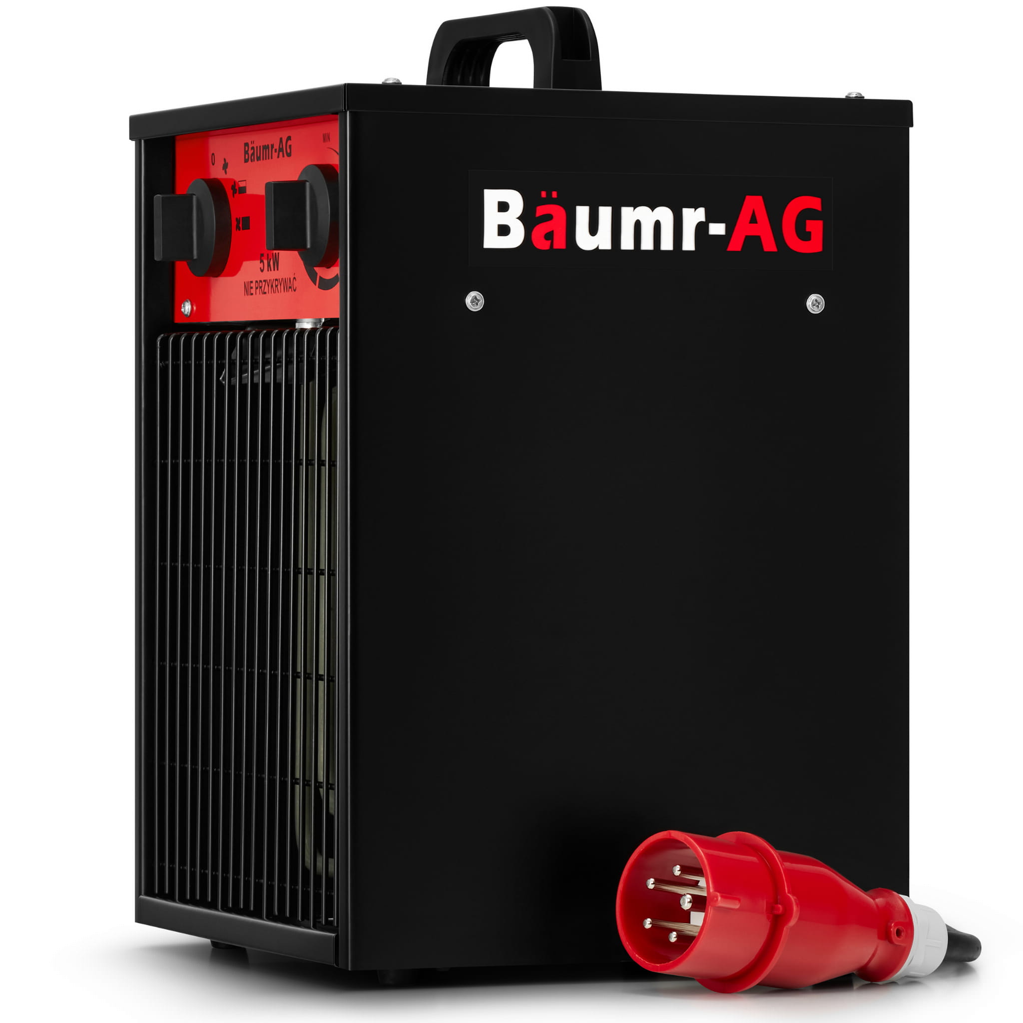 Werkplaatskachel 5 kW - ventilatorkachel met thermostaat