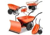 Elektrische kruiwagen - 3 in 1 - 120L - tot 260 kg - oranje