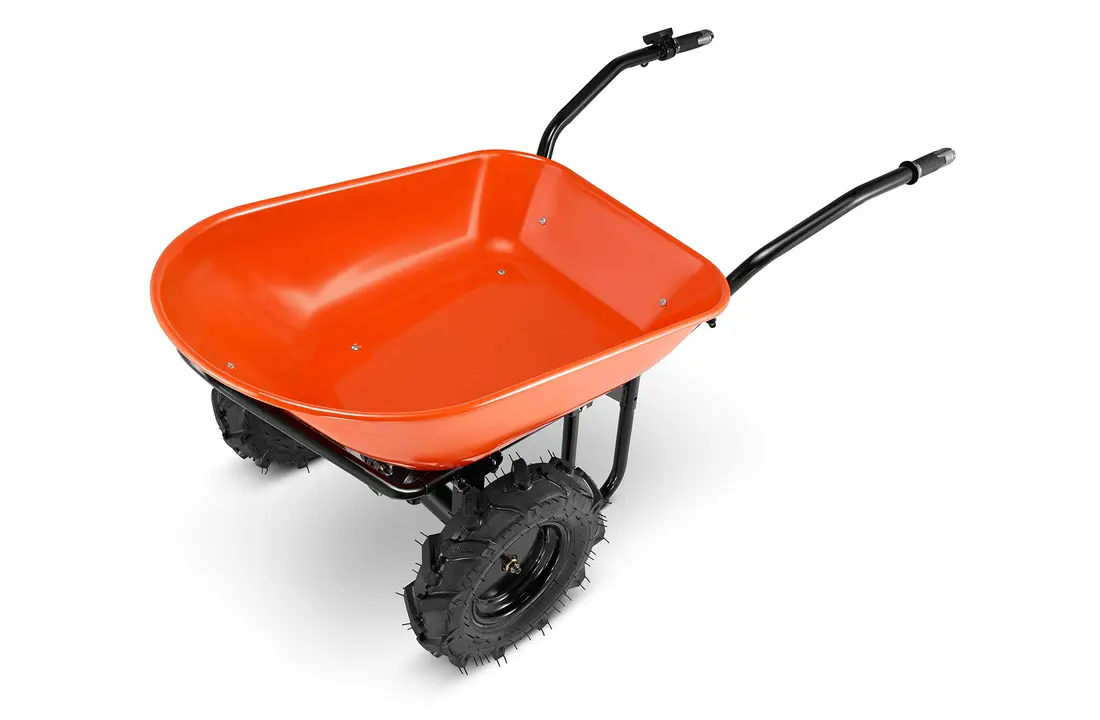 Elektrische kruiwagen - 3 in 1 - 120L - tot 260 kg - oranje