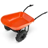 Elektrische kruiwagen - 3 in 1 - 120L - tot 260 kg - oranje